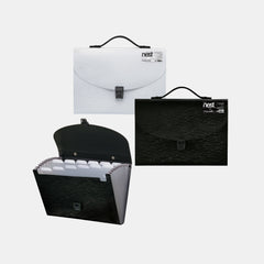 Foldermate A4 Expanding File, Nest Series With Handle- 13 Pockets (Assorted Colours, Single Pack)