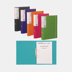 Foldermate 2‑Ring A4 Binder- Assorted Colours (Single Pack)