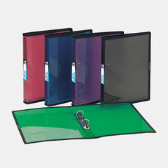 Foldermate 2‑Ring  A4 Binder,Pg Series-  Assorted Colours (Single Pack)