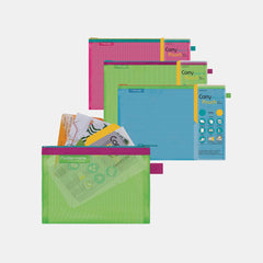 Foldermate A4 Carry Pouch, 811 Series (35 × 24 Cm)- Assorted Colours (Single Pack)