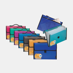 Foldermate A4 Expanding File- 13 Pocket  (Insert‑Lock Closure)