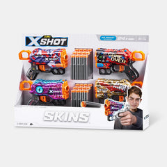 X-Shot Skins Menace 4-Pack