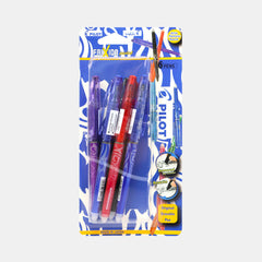 Pilot Frixion Point Erasable Rollerball Pen 0.5Mm-  Assorted Colours (6 Pieces)