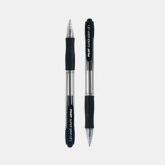 Pilot Super Grip Ballpoint Pen, Fine Tip- Black (Single Pen)