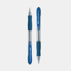 Pilot Super Grip Ballpoint Pen, Fine Tip- Blue (Single Pen)