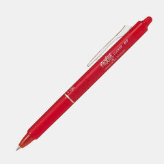Pilot Frixion Clicker Erasable Ball Pen, 0.7 Mm Tip- Red (Single Pen)