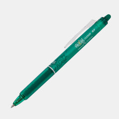 Pilot Frixion Clicker Erasable Ball Pen, 0.7 Mm Tip- Green (Single Pen)