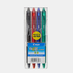 Pilot Frixion Erasable Gel Pen, 0.7 Mm-  Assorted Colours (Pack Of 4)