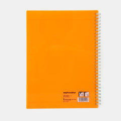 Maruman Septcouleur B5 Twin Ring  Notebook - Orange (80 Sheets)