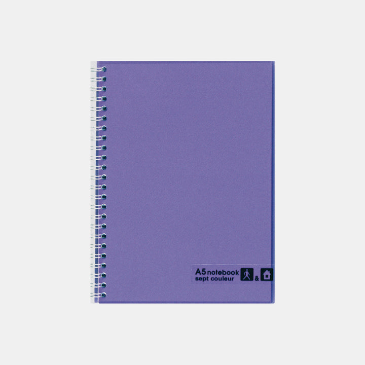 Maruman Septcouleur A5 Notebook - Purple (80 Sheets) – BORDERS
