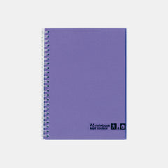 Maruman Septcouleur A5 Notebook - Purple (80 Sheets)