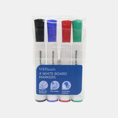 Whsmith Whiteboard Markers (Pack Of 4)