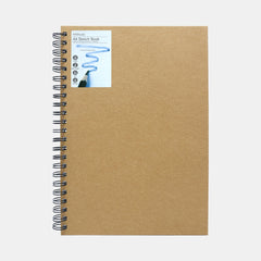 Whsmith A4 Kraft Sketchbook Wiro Bound
