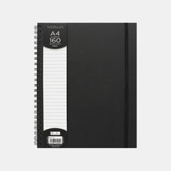 Whsmith A4 Black Wire Hardback Notebooks (Ruled Pages)