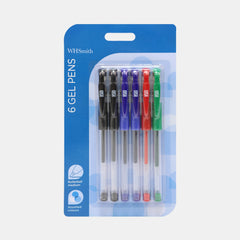 Whsmith Assorted Gel Pens (Pack Of 6)