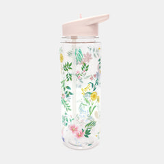 Whsmith Botanique Water Bottle With Flip-Up Straw 750Ml