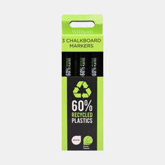 Whsmith Eco White Chalkboard Markers (Pack Of 3)