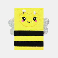 Whsmith A5 Ruled Plush Bee Notebook