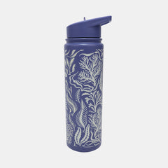Whsmith Coral Bay Stainless Steel Bottle With Flip Top Straw 700Ml