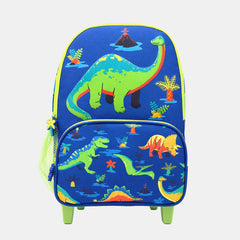 Whsmith Dinosaur Small Trolley Bag