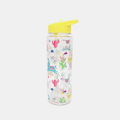 Whsmith Llamacorn Water Bottle With Flip-Up Straw 750Ml