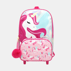 Whsmith Believe In Unicorns Large Trolley Bag