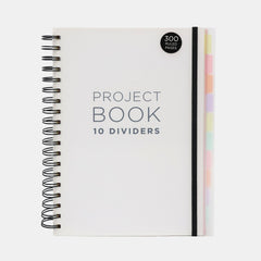 Whsmith B5 Project Book With 10 Dividers (300 Ruled Pages)