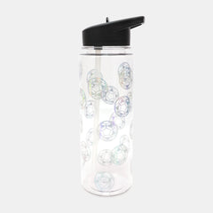 Whsmith Techno Football Water Bottle With Flip-Up Straw 750Ml