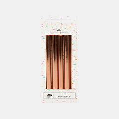 Whsmith Moderno Rose Gold Hb Pencils (Pack Of 5)