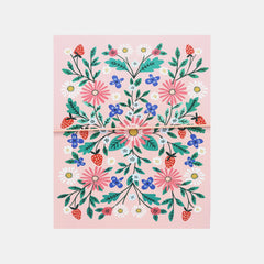 Whsmith Strawberry Bloom A5 List Pad