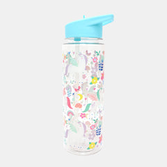Whsmith Enchanted Unicorn Water Bottle With Flip-Up Straw 750Ml