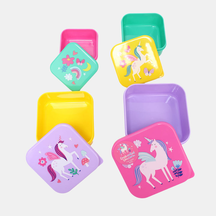 Whsmith Enchanted Unicorn 4 In 1 Snack Boxes – BORDERS