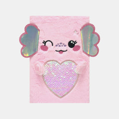 Whsmith A5 Ruled Plush Axolotl Notebook