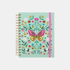 Whsmith Jade Garden A5 Chunky Wiro Notebook