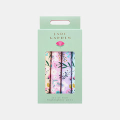 Whsmith Jade Garden Highlighter Pens â€“ Assorted Colours, Pack Of 4