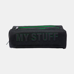 WHSmith My Stuff Chunky Canvas Pencil Case – Black