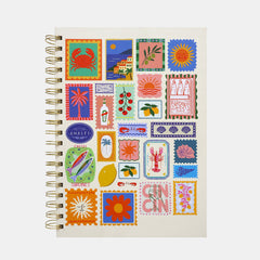 WHSmith Coastal Club B5 Ruled Wiro Notebook