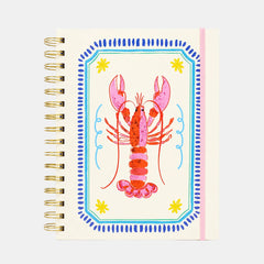 WHSmith Coastal Club A5 Project Notebook with 3 Pocket Dividers