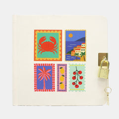 WHSmith Coastal Club Square Lockable Notebook