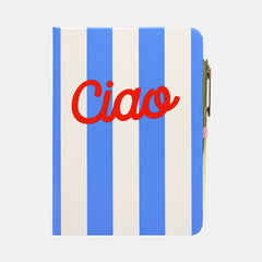WHSmith Coastal Club A6 Ruled Notebook with Pen