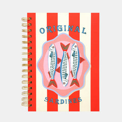 WHSmith Coastal Club A5 Ruled Wiro Notebook