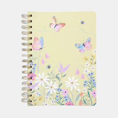 WHSmith Hidden Garden A5 Chunky Ruled Wiro Notebook