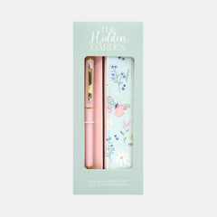 WHSmith Hidden Garden Black Ink Pen & Pouch Set (Pack of 2)