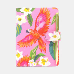 WHSmith Orchid Palms A6 Ruled Notebook with Pen