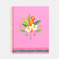 WHSmith Orchid Palms A4 Chunky Ruled Wiro Notebook