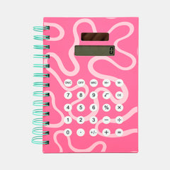 WHSmith Very Jelly Graph Grid Notebook with Built‑In Calculator