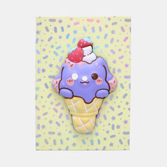 WHSmith Squishy Ice Cream A5 Ruled Notebook