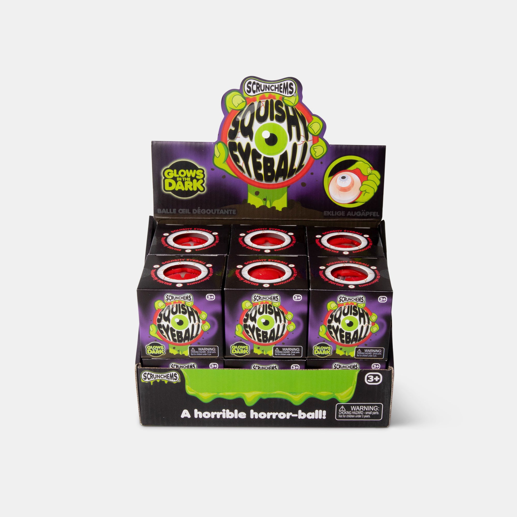 Scrunchems Squishy Eye Ball -Glow In The Dark – BORDERS