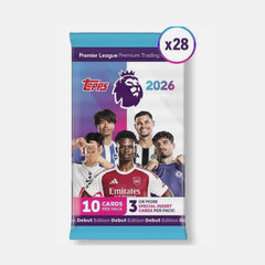 Topps Premier League 2025/26 Trading Cards – Single Booster Pack (10 Cards)