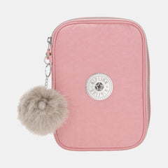 Kipling 100 Pens Large Pencil Case Bridal Rose